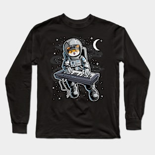 Astronaut Organ Floki Inu Coin To The Moon Floki Army Crypto Token Cryptocurrency Blockchain Wallet Birthday Gift For Men Women Kids Long Sleeve T-Shirt